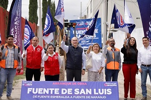 Enrique Galindo llega a 600 jornadas de Capital al 100 y arranca pavimentación en Balcones del Valle
