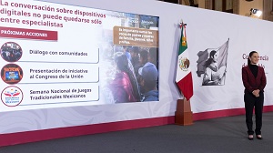 Presidenta Claudia Sheinbaum anuncia Foros Regionales para propuesta de regulación del uso de  plataformas digitales y redes sociales en niñas , niños y adolescentes