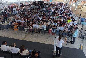 Nuestro Gobierno va a beneficiar a 12 millones de familias con el Programa de Vivienda:Presidenta Claudia Sheinbaum en entrega de viviendas para el Bienestar en Oaxaca  