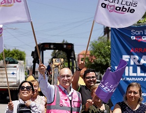Galindo intensifica la obra pública: en la última semana, cinco nuevas obras