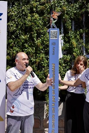 Enrique Galindo se suma con Rotary International a la promoción de la paz