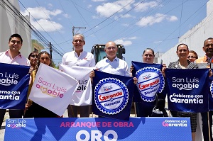 Enrique Galindo pone en marcha renovación de calle Oro, en la tradicional zona de Morales