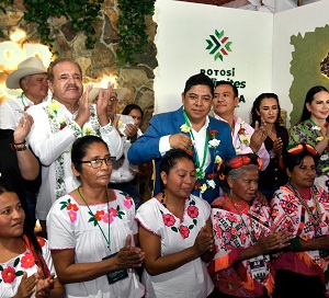 Los Pueblos Originarios de SLP con proyección Internacional en Fenapo : Gobernador Ricardo Gallardo