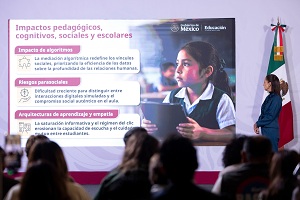 Continúa discusión sobre la regulación de plataformas digitales y redes sociales para que  niñas, niños y adolescentes conozcan el impacto de uso excesivo: Presidenta Claudia Sheinbaum