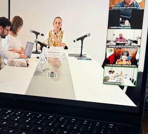 Ricardo Gallardo y Claudia Sheinbaum acuerdan 400 consultorios para San Luis Potosí