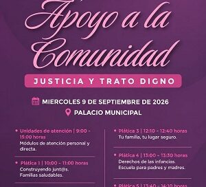 Invita DIF Municipal a Jornada de Apoyo a la Comunidad: “Justicia y Trato Digno”