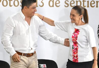 El Gobernador del Estado,Ricardo Gallardo Cardona,reconoce los resultados de Claudia Sheinbuam en su Segundo año de Gobierno