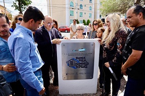 Enrique Galindo entrega, el nuevo y renovado parque lineal Avenida Tatanacho