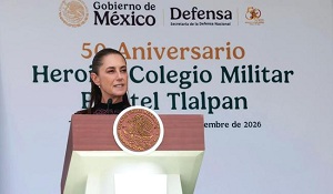 El Heroico Colegio Militar forma mujeres y hombres dispuestos a servir a su Pueblo y a defender siempre la Independencia y Soberania: Presidenta Claudia Sheinbaum