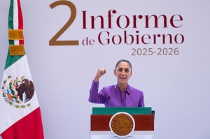 Vamos mejor y tenemos rumbo,porque ese rumbo lo marca el pueblo :Presidenta Claudia Sheinbaum en su Segundo Informe de Gobierno