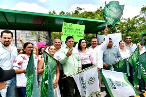 El Gobernador Ricardo Gallardo pone en marcha RedMetro Riviera Huasteca: mas de 100 Km de transporte gratuito