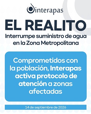 Interrumpe El Realito, suministro de agua a la ciudad capital.