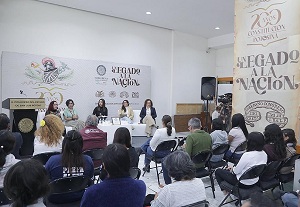 Poder Legislativo llevó  cabo  el Conversatorio “Hito de Representación: Derecho de voto a la mujer”: diputada María Leticia Vázquez Hernández.