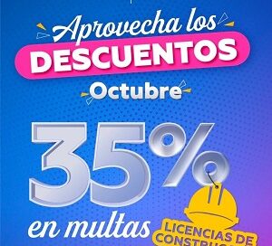 Gobierno de la Capital ofrece 35% de descuento en multas de licencias de construcción durante octubre