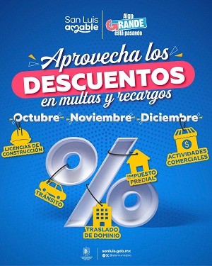 Gobierno Municipal de San Luis Capital arranca campaña de descuentos