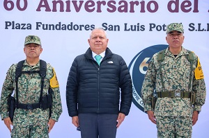 Gobierno del Estado reconoce al Ejército Mexicano por 60 años de proteger familias