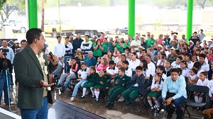 Ricardo Gallardo lleva el cambio a Lagunillas con nuevas obras educativas y de infraestructura