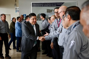 El Gobernador Ricardo Gallardo posiciona a San luís Potosí como líder Nacional en Exportación de Autopartes