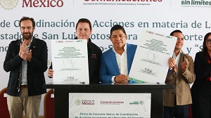 El Gobernador Ricardo Gallardo consolida llegada del tren de pasajeros a San luis Potosi
